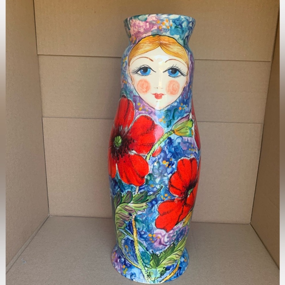 Anatoly Turov Art Ceramic Vase